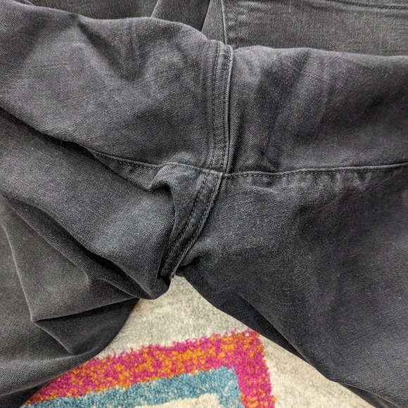 Lane Bryant 24 Plus Size High Rise Girlfriend Straight Black Signature Fit Black - Picture 6 of 6